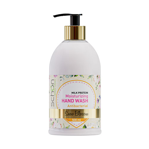 blossem مایع دستشویی کرمی Snow Blossom شون|Schon Snow Blossom Milk Protein Moisturizing Hand Wash - Image 1