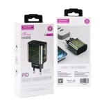 شارژر دیواری 20وات کلومن مدل KC-H125 مشکی گارانتی 12 ماهه تکنوپاز - Image 6