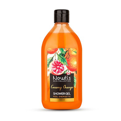 Newtis-Orange-Shower-Gel شامپو بدن کرمی پرتقال نیوتیس|Newtis Creamy Orange Shower Gel - Image 1