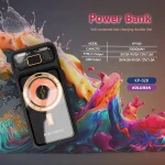 پاوربانک کلومن مدلKP-028 22.5W WIRELESSظرفیت 20000 میلی آمپر ساعت مشکی گارانتی 12 ماهه تکنوپاز - Image 8