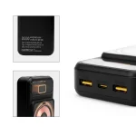 پاوربانک کلومن مدلKP-028 22.5W WIRELESSظرفیت 20000 میلی آمپر ساعت مشکی گارانتی 12 ماهه تکنوپاز - Image 3