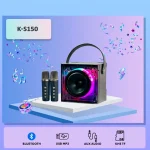 اسپیکر بلوتوثی قابل حمل کلومن مدل KS-150 KARAOKE مشکی گارانتی 12 ماهه تکنوپاز - Image 8