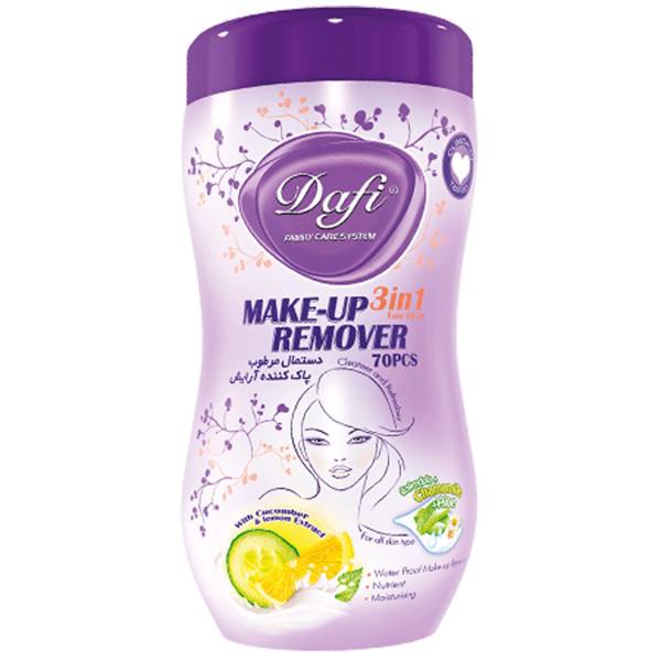 969105 دستمال مرطوب پاک کننده آرایش کمر باریک دافی - Image 1