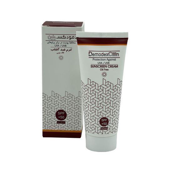 e17ff4ba-6267-4bb0-a762-b51459cc74cf کرم ضد آفتاب رنگی دمودکسیلین SPF 50 مناسب برای انواع پوست حجم 50 میلیلیتر - Image 1