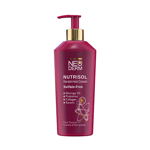 neuderm-nutrisol-keratin-hair-cream-min کرم مو کراتینه فاقد سولفات نوتریسل نئودرم|Neuderm nutrisol keratn hair cream - Image 1