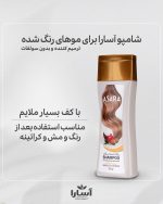 شامپو بدون سولفات گیاهی آسارا - Image 2