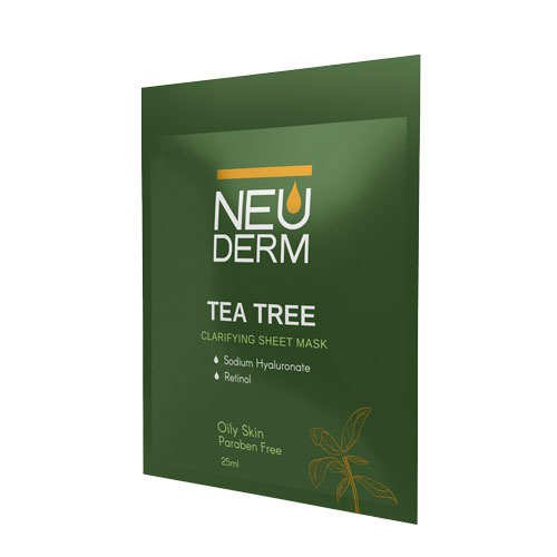 120439673 ماسک صورت درخت چای نئودرم|Neuderm Tea Tree Sheet Mask - Image 1