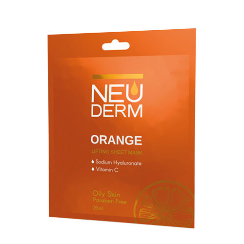 120439604 ماسک صورت پرتقال نئودرم|Neuderm Orange Sheet Mask - Image 1