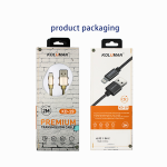 کابل تبدیل USB به لایتنینگ کلومن مدل DK - 19 طول 2 متر خاکستری - Image 4