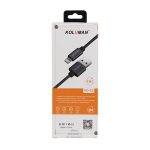 کابل تبدیل USB به لایتنینگ کلومن مدل DK - 19 طول 2 متر خاکستری - Image 3