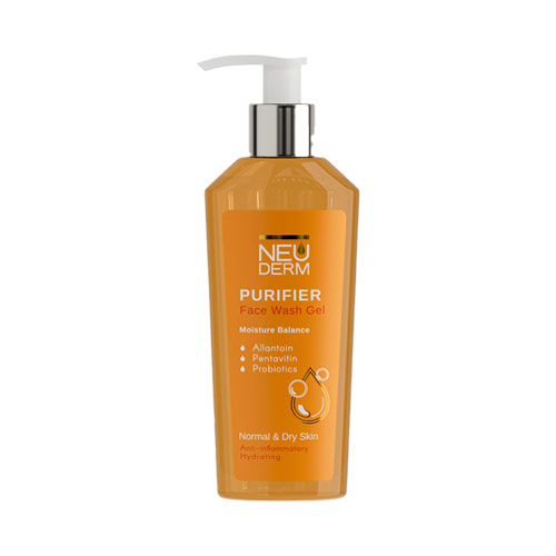 120474409 ژل شستشوی صورت جنتل پیوریفایر نئودرم برای پوست نرمال و خشک|Neuderm Face Wash Gel For Dry To Normal Skin - Image 1